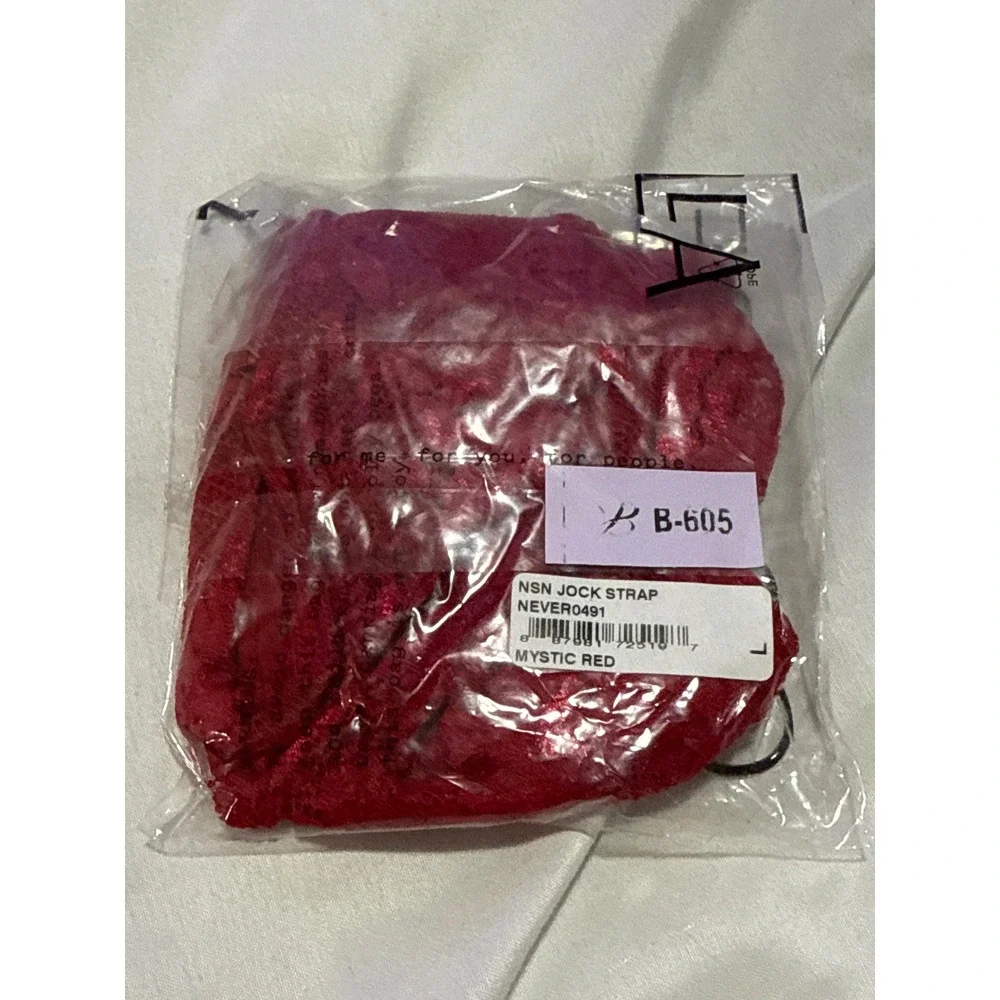 Cosabella Red Lace‎ Men's Jockstrap Luxury Sexy Statement Underwear Size L